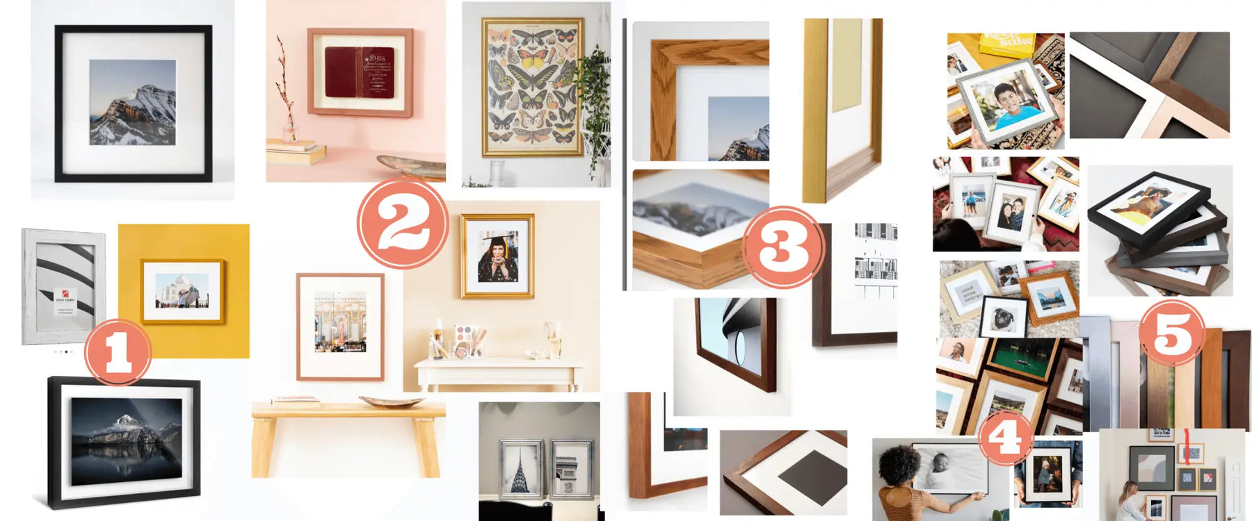 Discover the Art of Framing with Online Frame Shop - Modern Memory Design Picture frames - NJ Frame shop Custom framing