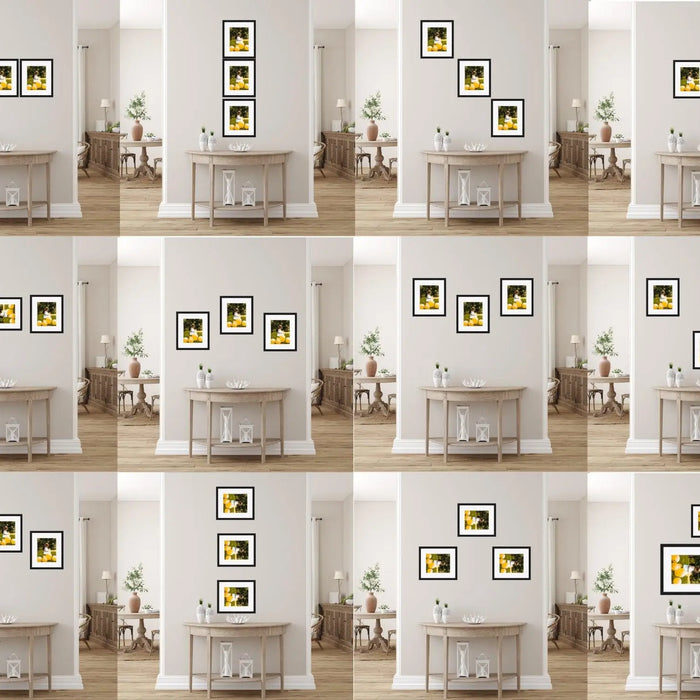 How to arrange 3 photo frames on wall - Modern Memory Design Picture frames - NJ Frame shop Custom framing