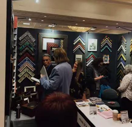 Liebermans Visits West Coast Art and Framing Expo WCAF 2024 - Modern Memory Design Picture frames - NJ Frame shop Custom framing