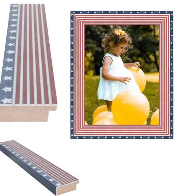 American Memorial Day 4th of July Picture Frames USA frame 