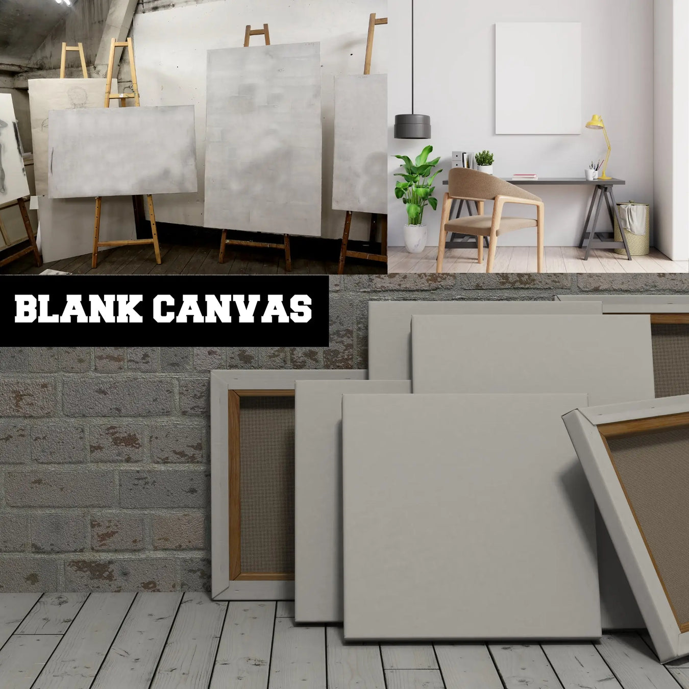 Blank Canvas - Custom framing Canvas Stretching