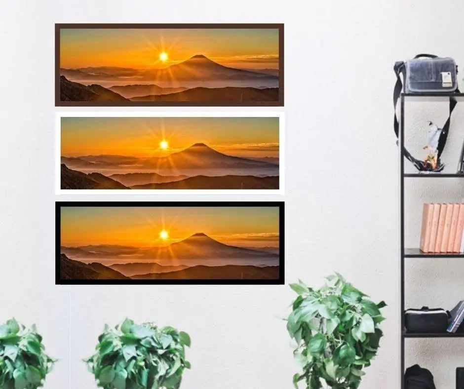 Gallery Wall Panoramic Frames For Poster Prints Custom Framing - Modern Memory Design Picture frames - New Jersey Frame Shop Custom Framing