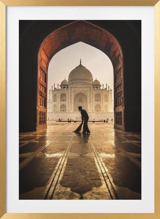 taj mahal cleaner Framed Art Modern Wall Decor