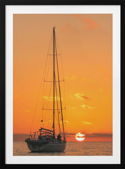 The last sunset. Framed Art Modern Wall Decor