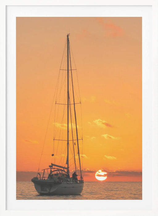 The last sunset. Framed Art Modern Wall Decor