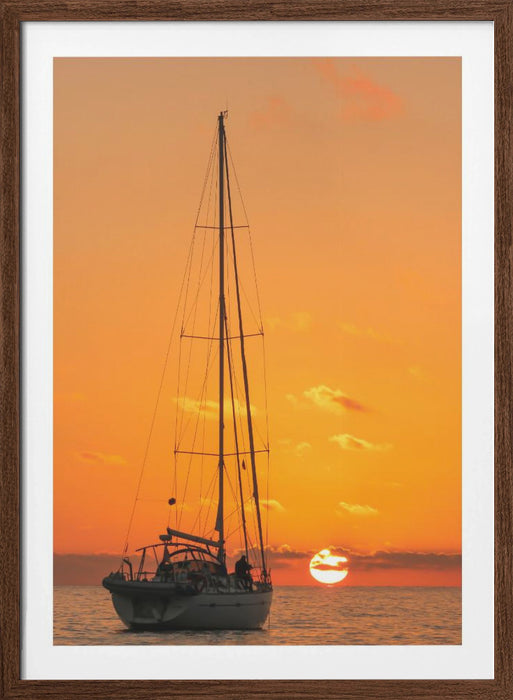 The last sunset. Framed Art Modern Wall Decor