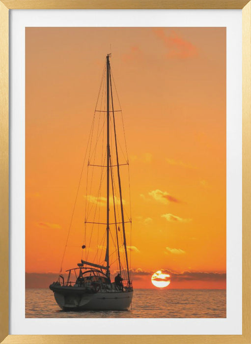 The last sunset. Framed Art Modern Wall Decor