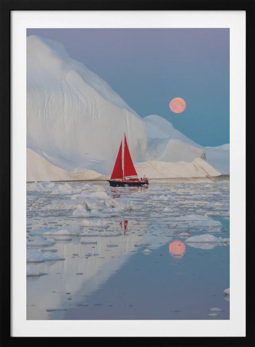 Greenland night Framed Art Wall Decor