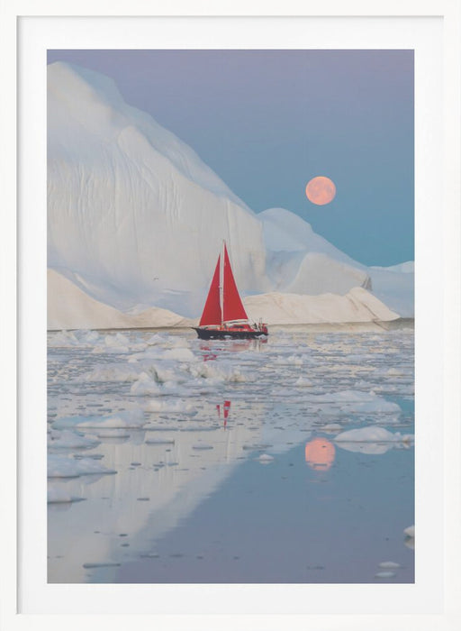 Greenland night Framed Art Wall Decor