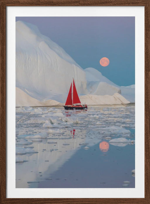 Greenland night Framed Art Wall Decor