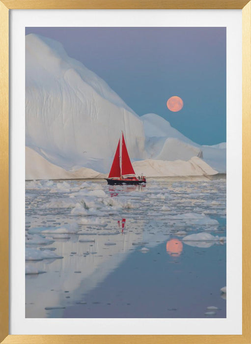 Greenland night Framed Art Wall Decor