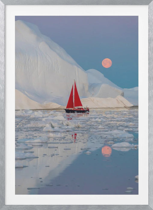 Greenland night Framed Art Wall Decor