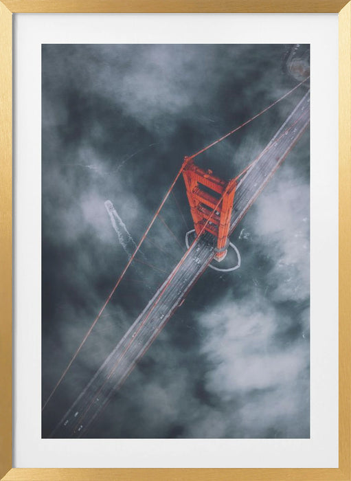 GGB from above Framed Art Modern Wall Decor