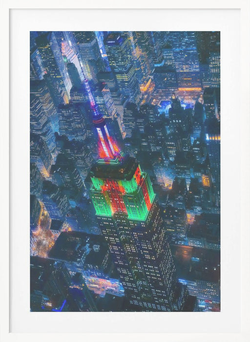 Flying NYC Framed Art Modern Wall Decor