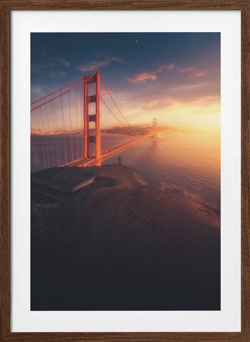 On the edge Framed Art Modern Wall Decor