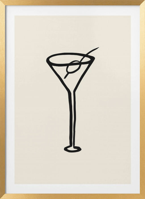 Shaken, Not Stirred Framed Art Modern Wall Decor