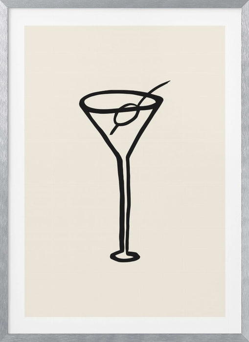 Shaken, Not Stirred Framed Art Modern Wall Decor