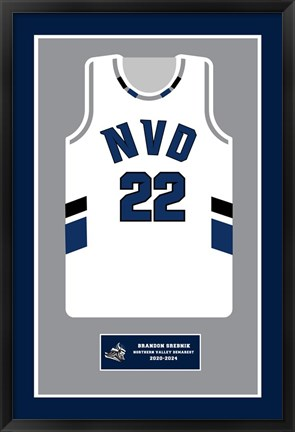 High School Senior Night Gift Student Athletes Jersey Print