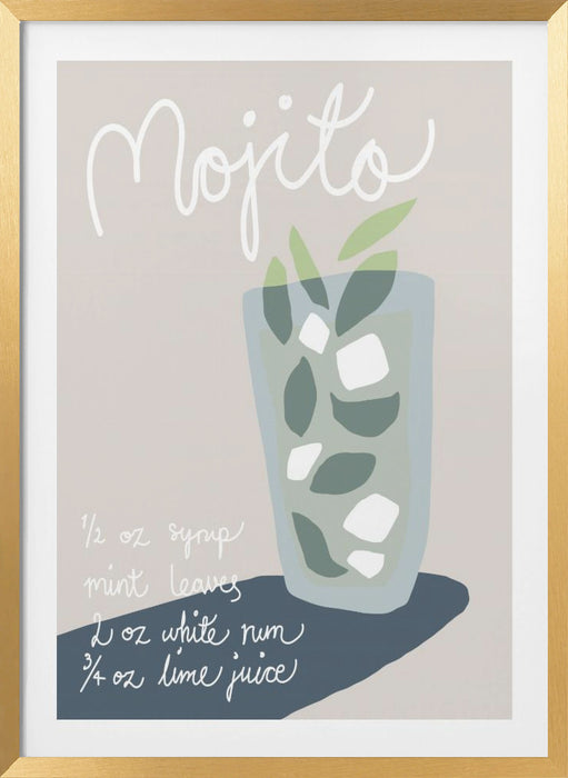 Mojito Framed Art Wall Decor