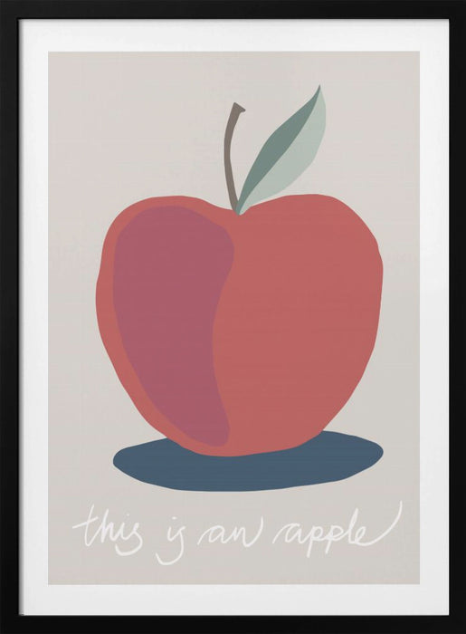 This is an Apple Framed Art Modern Wall Decor