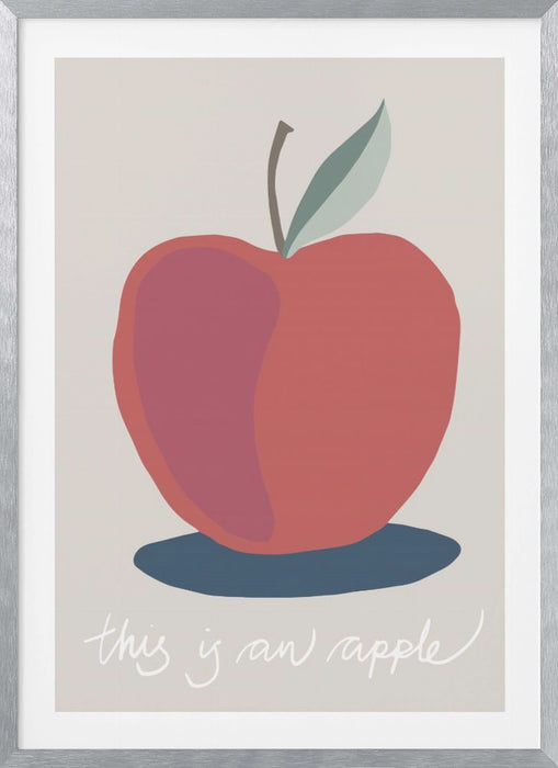 This is an Apple Framed Art Modern Wall Decor