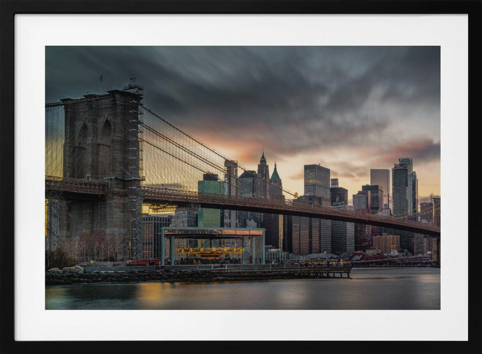 Gotham City Landscape Framed Art