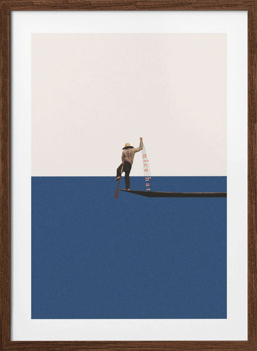 Fishing for compliments Framed Art Modern Wall Decor