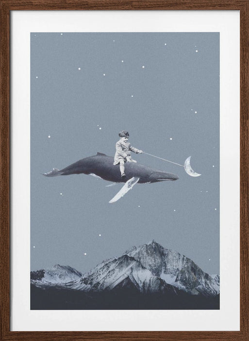 Aim for the moon Framed Art Modern Wall Decor