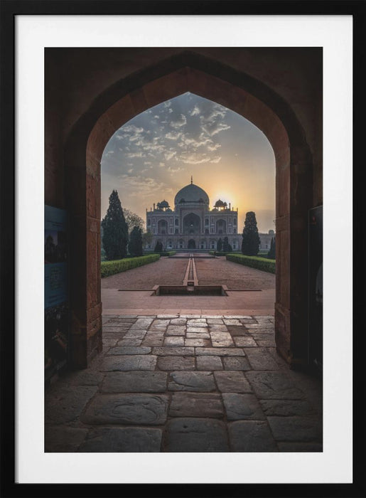 Humayun tomb - Glowing frame ! Framed Art Wall Decor