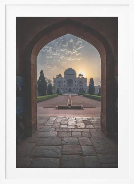 Humayun tomb - Glowing frame ! Framed Art Wall Decor