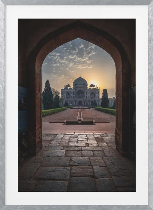 Humayun tomb - Glowing frame ! Framed Art Wall Decor