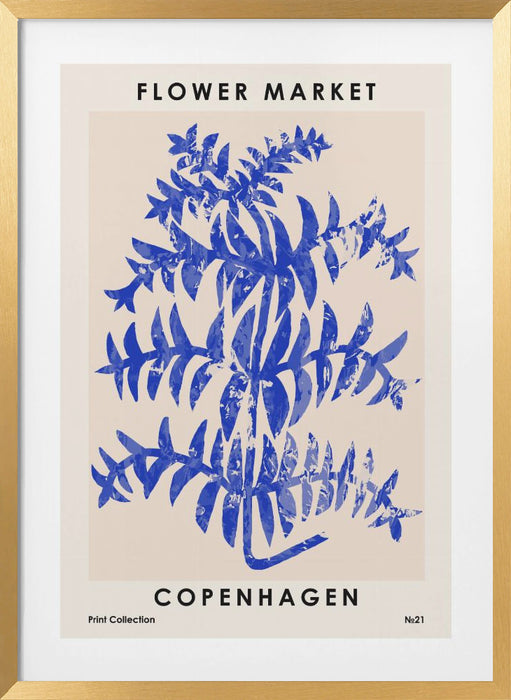 Flower Market. Copenhagen Framed Art Wall Decor