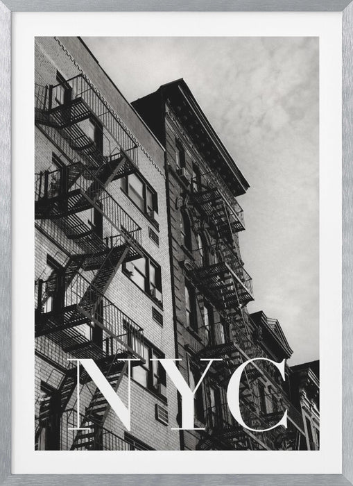 NYC Fire Escapes 2 Framed Art Modern Wall Decor