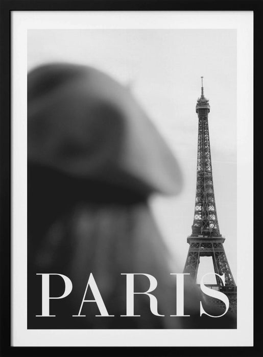 Paris Text 4 Framed Art Modern Wall Decor