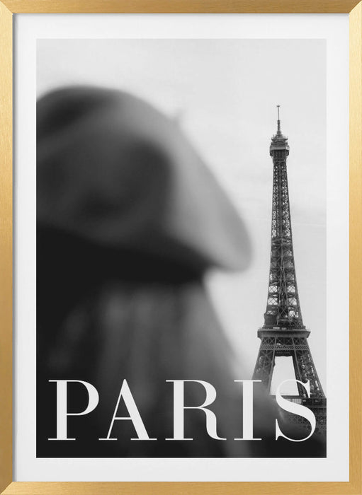 Paris Text 4 Framed Art Modern Wall Decor