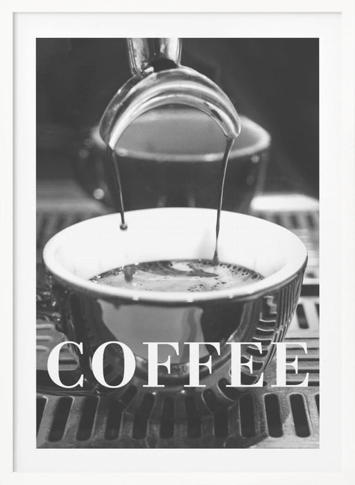 Coffee Text 2 Framed Art Modern Wall Decor