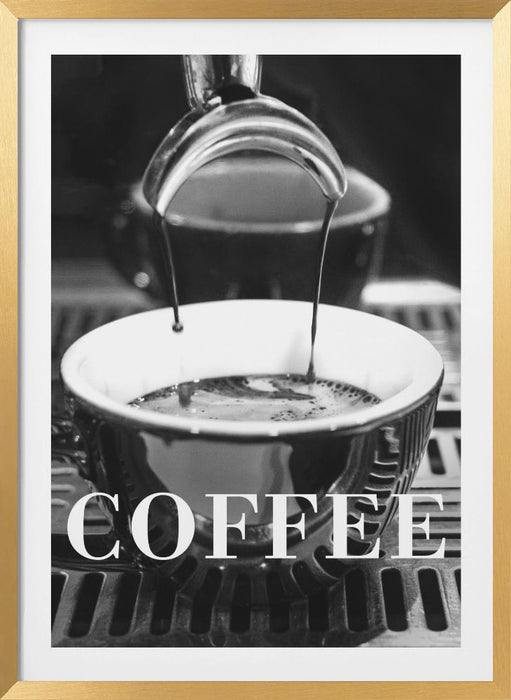 Coffee Text 2 Framed Art Modern Wall Decor