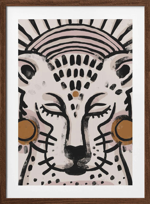 Tiger (Light Version) Framed Art Modern Wall Decor