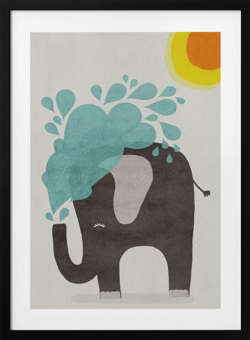 Funny elephant Framed Art Modern Wall Decor