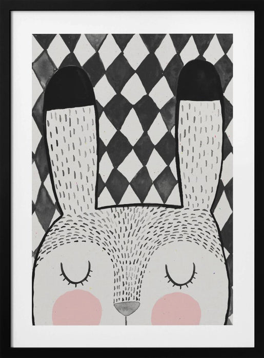 Bunny Framed Art Modern Wall Decor