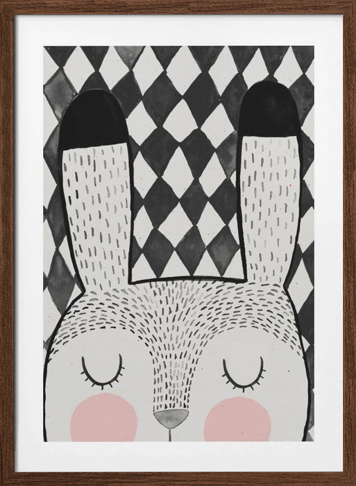 Bunny Framed Art Modern Wall Decor