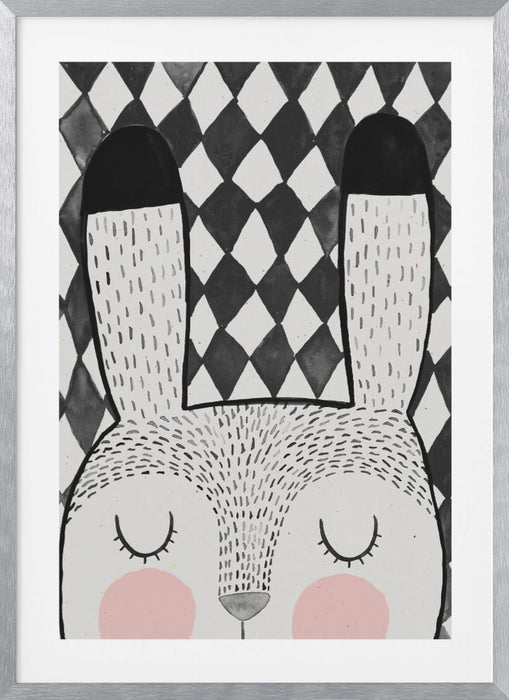 Bunny Framed Art Modern Wall Decor