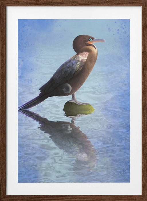 River Bigua Framed Art Wall Decor