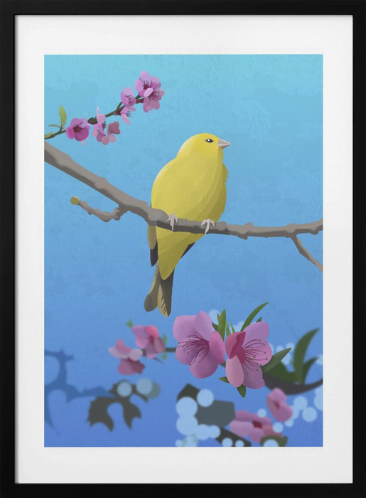 Goldfinch Framed Art Wall Decor