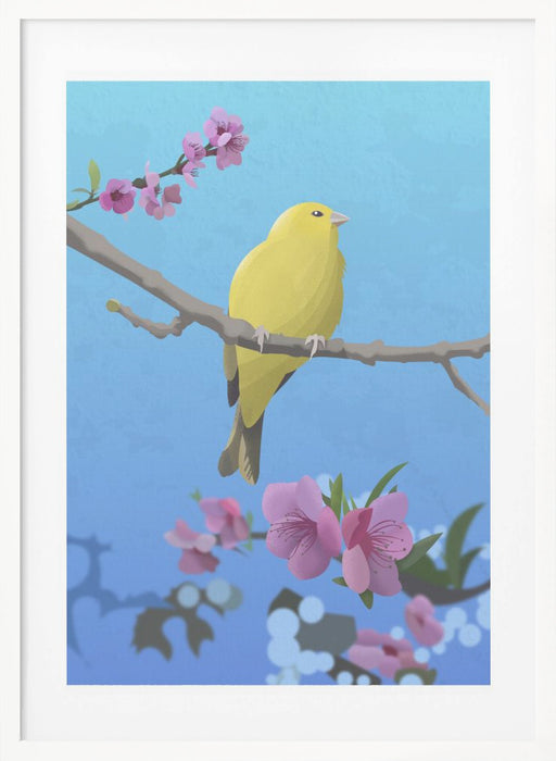 Goldfinch Framed Art Wall Decor