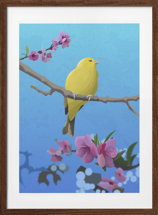 Goldfinch Framed Art Wall Decor