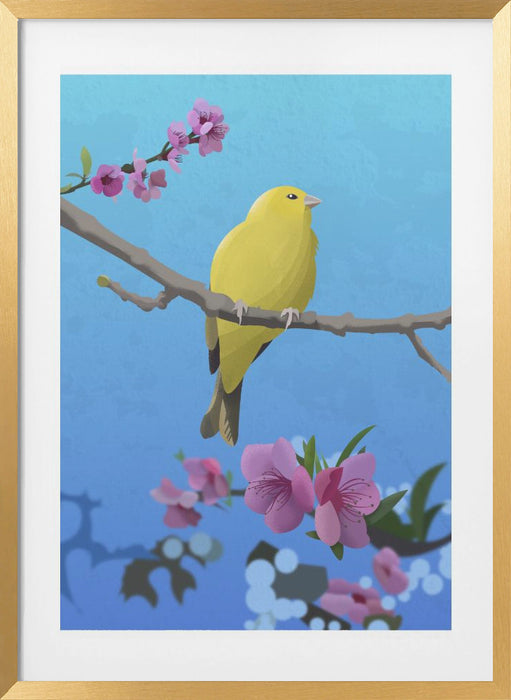 Goldfinch Framed Art Wall Decor