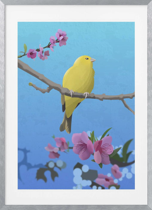 Goldfinch Framed Art Wall Decor