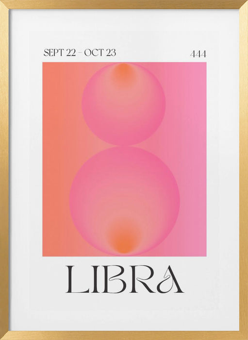 Libra Framed Art Modern Wall Decor