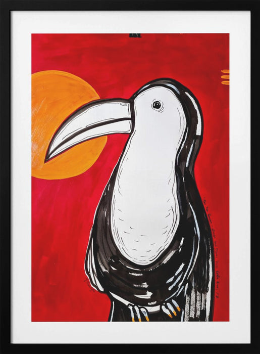 Toucan - it seems that God was in Costa Rica Framed Art Wall Decor